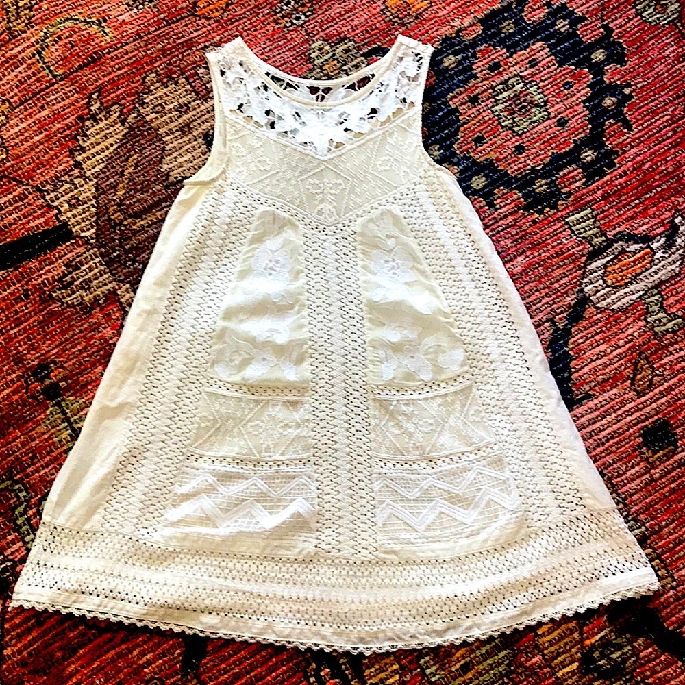 Vanessavirgina by Anthropologie Cottonwood Swing Dress size 0P